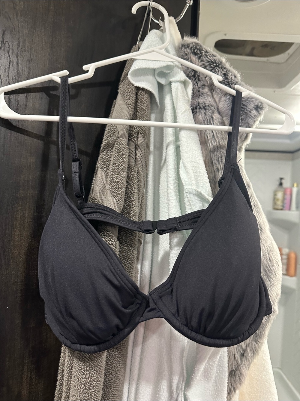 Soma black bikini top NWT